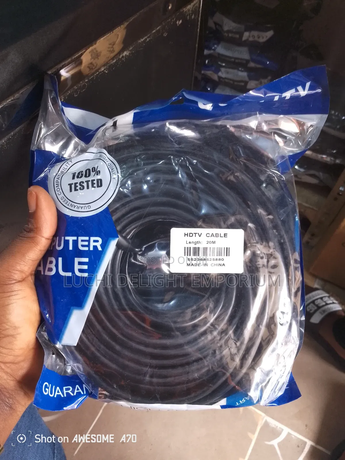 Hdmi Cable 20 Meter Normal- Black