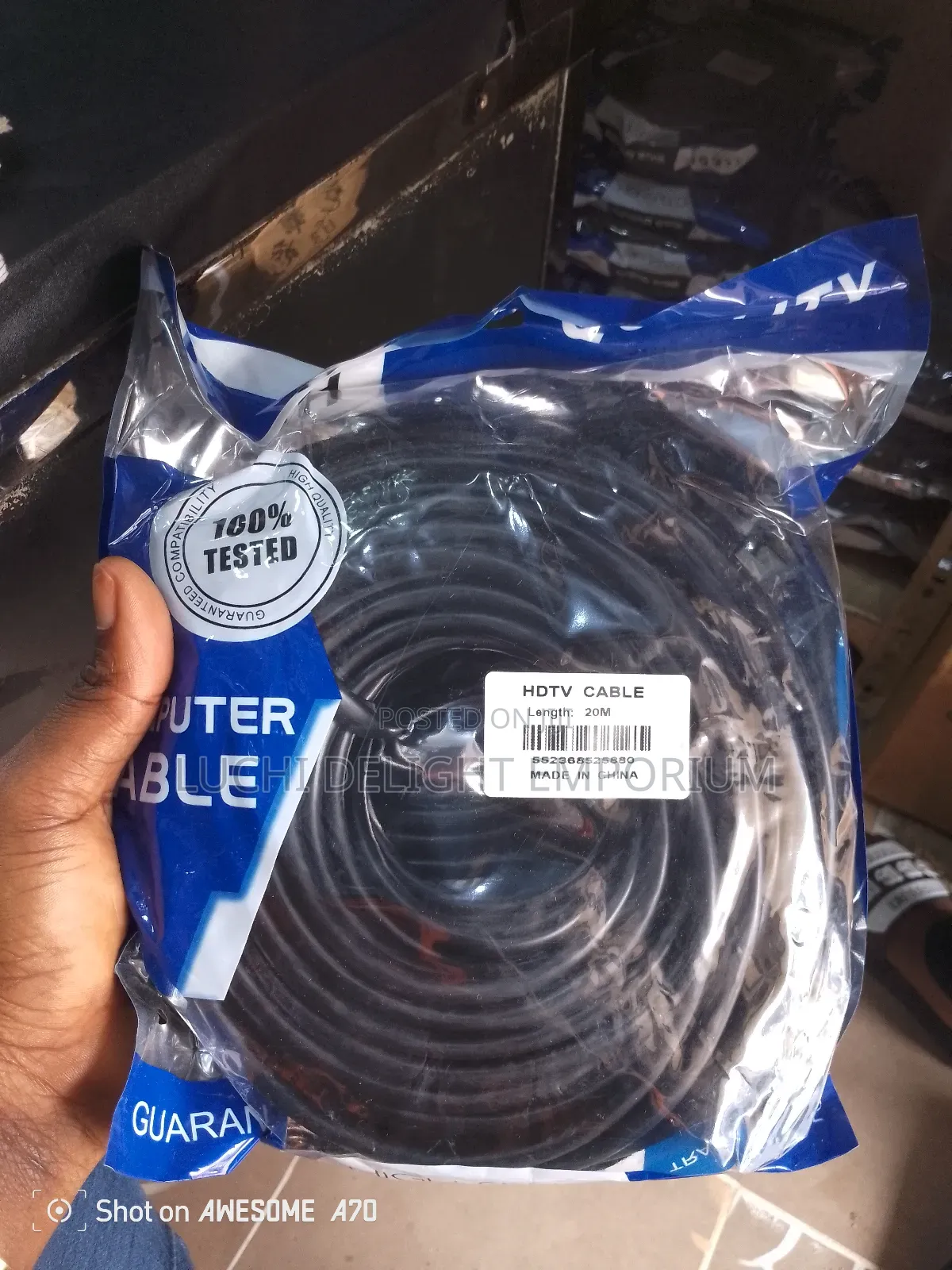 Hdmi Cable 20 Meter Normal- Black