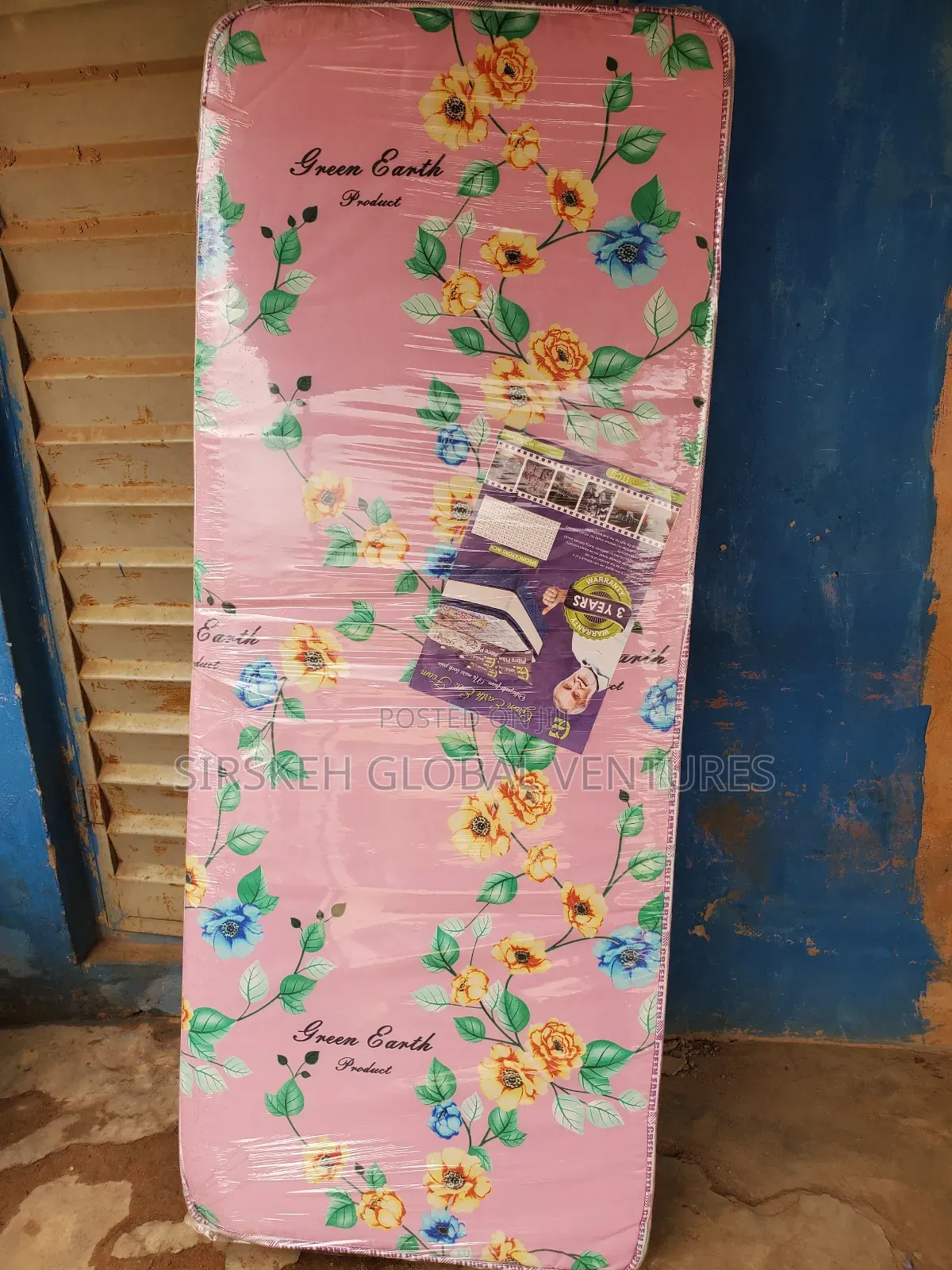 Green Earth 75x30x4 Student Bed
