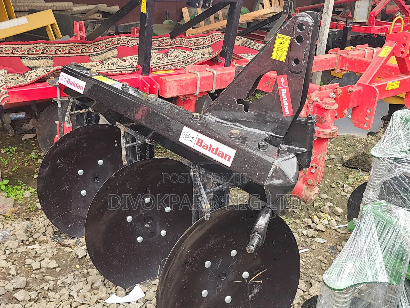 3 Disc Baidan Plough for Sale