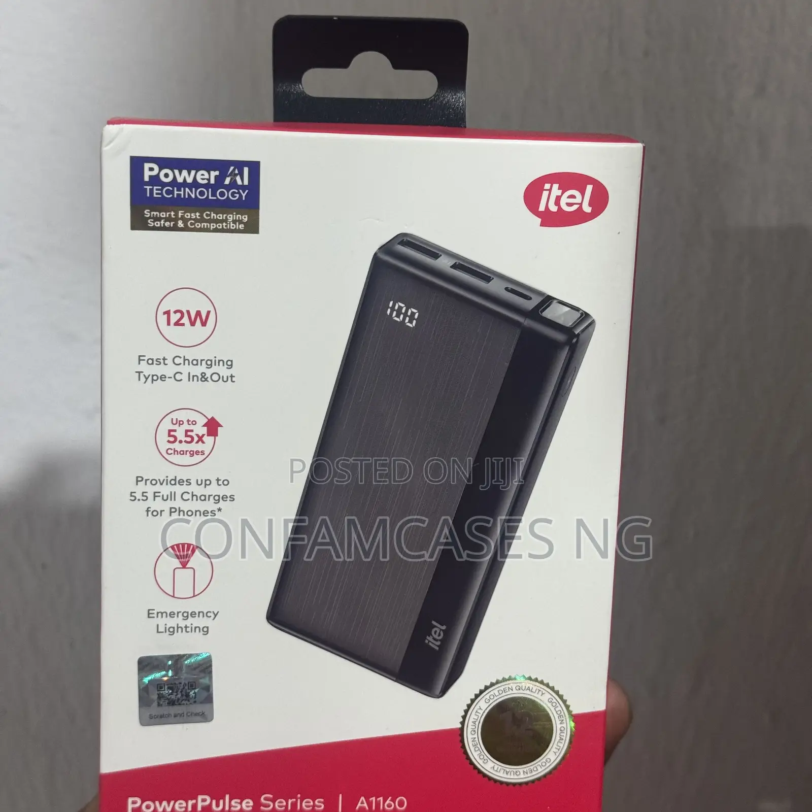 Itel Powerpulse 20000mah Fast Charging Powerbank Power Bank