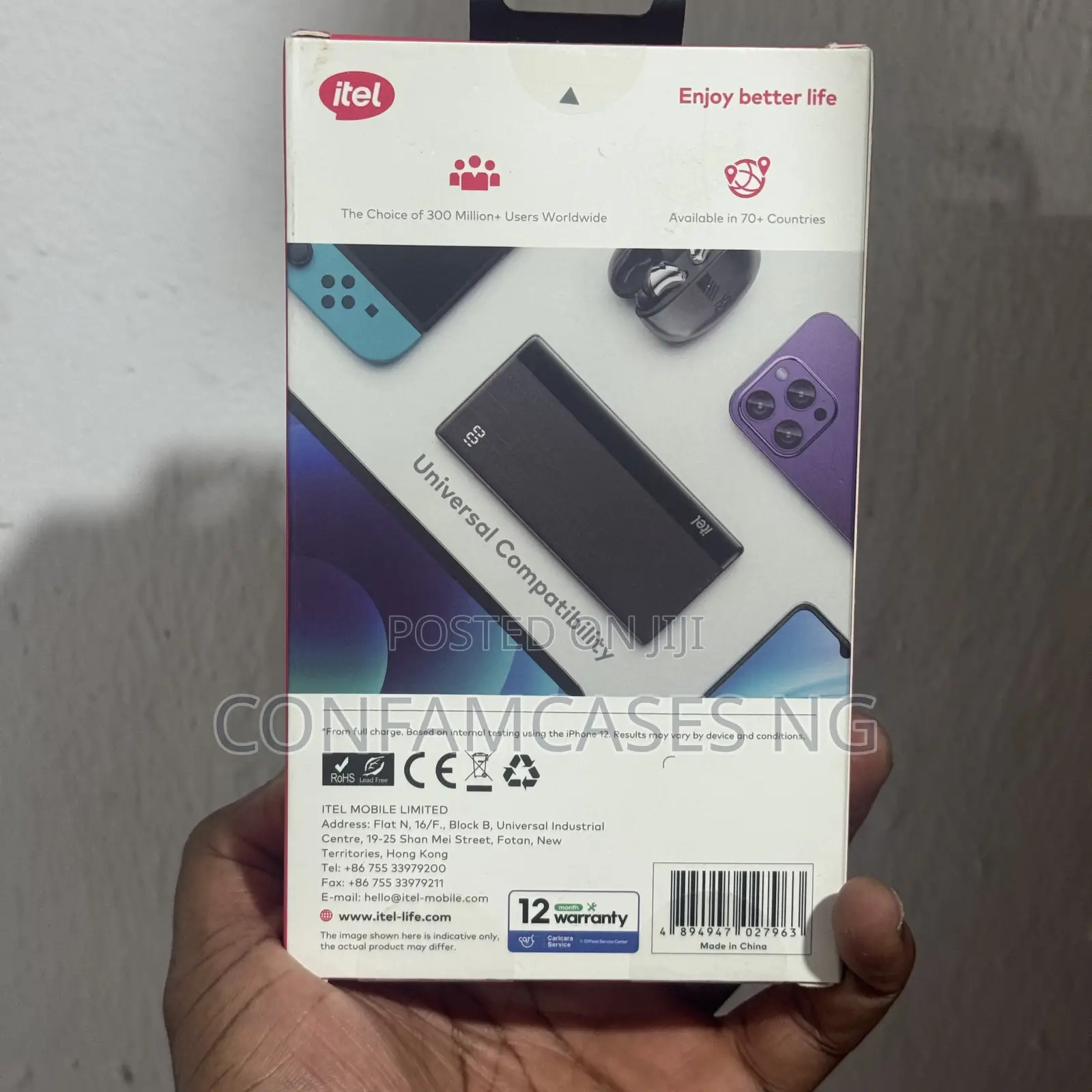 Itel Powerpulse 20000mah Fast Charging Powerbank Power Bank