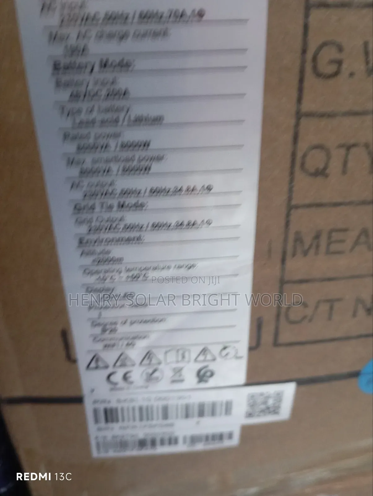 Growatt 10kw 48v Hibrid Inverter