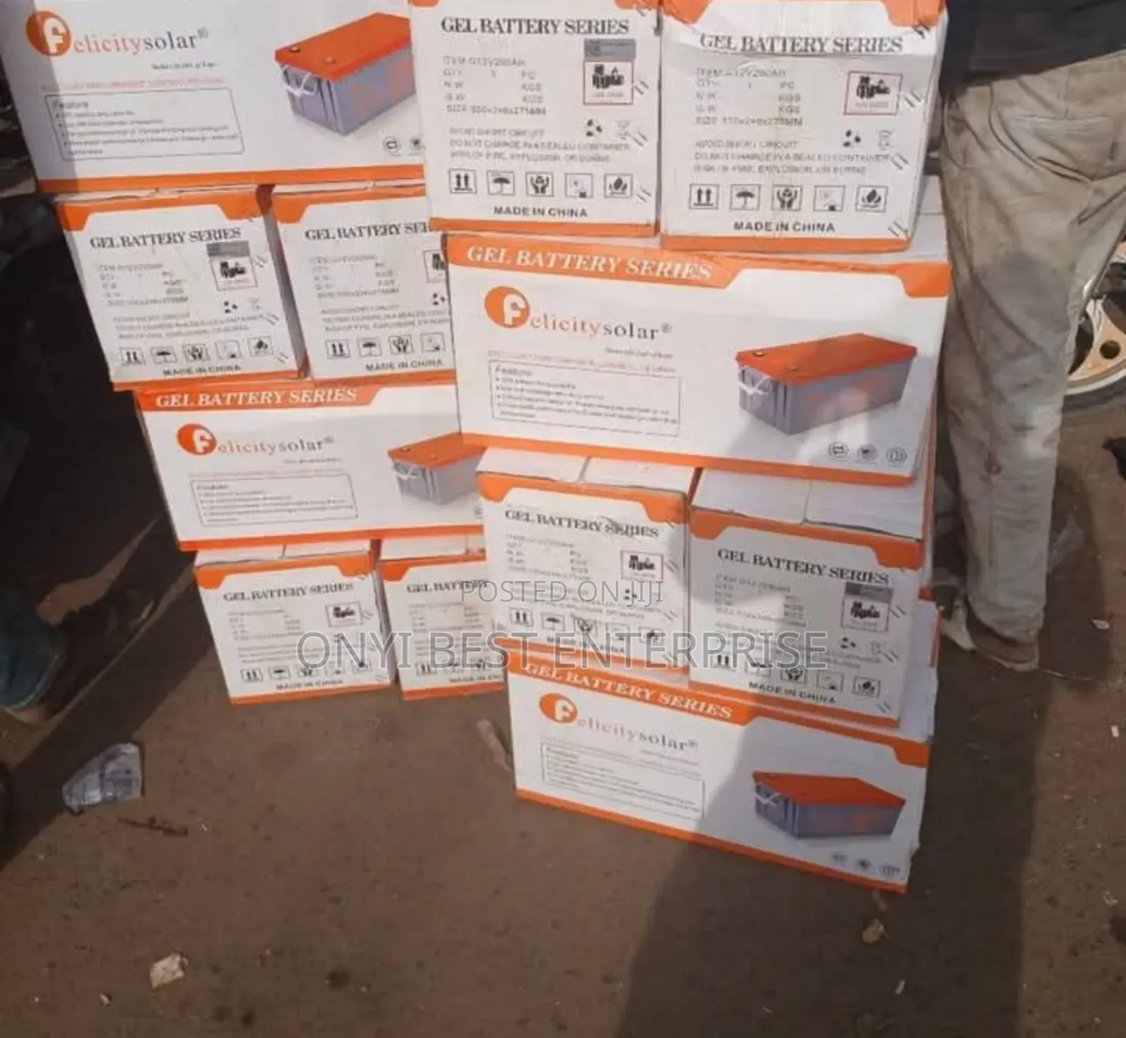 Felicity Dry Cell Gel Battery 200ah-12v