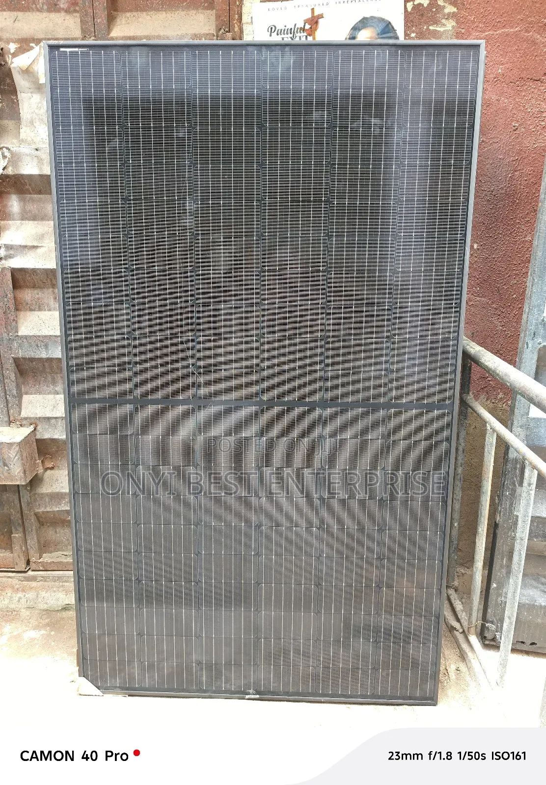 Original All Black Solarpanel 500watts New One