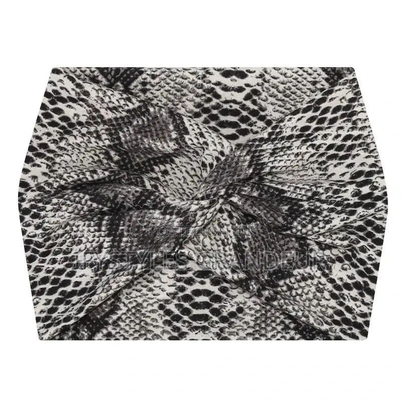 American Style 18cm Wide Headband With Bohemian ,Elastic Cotton Sports