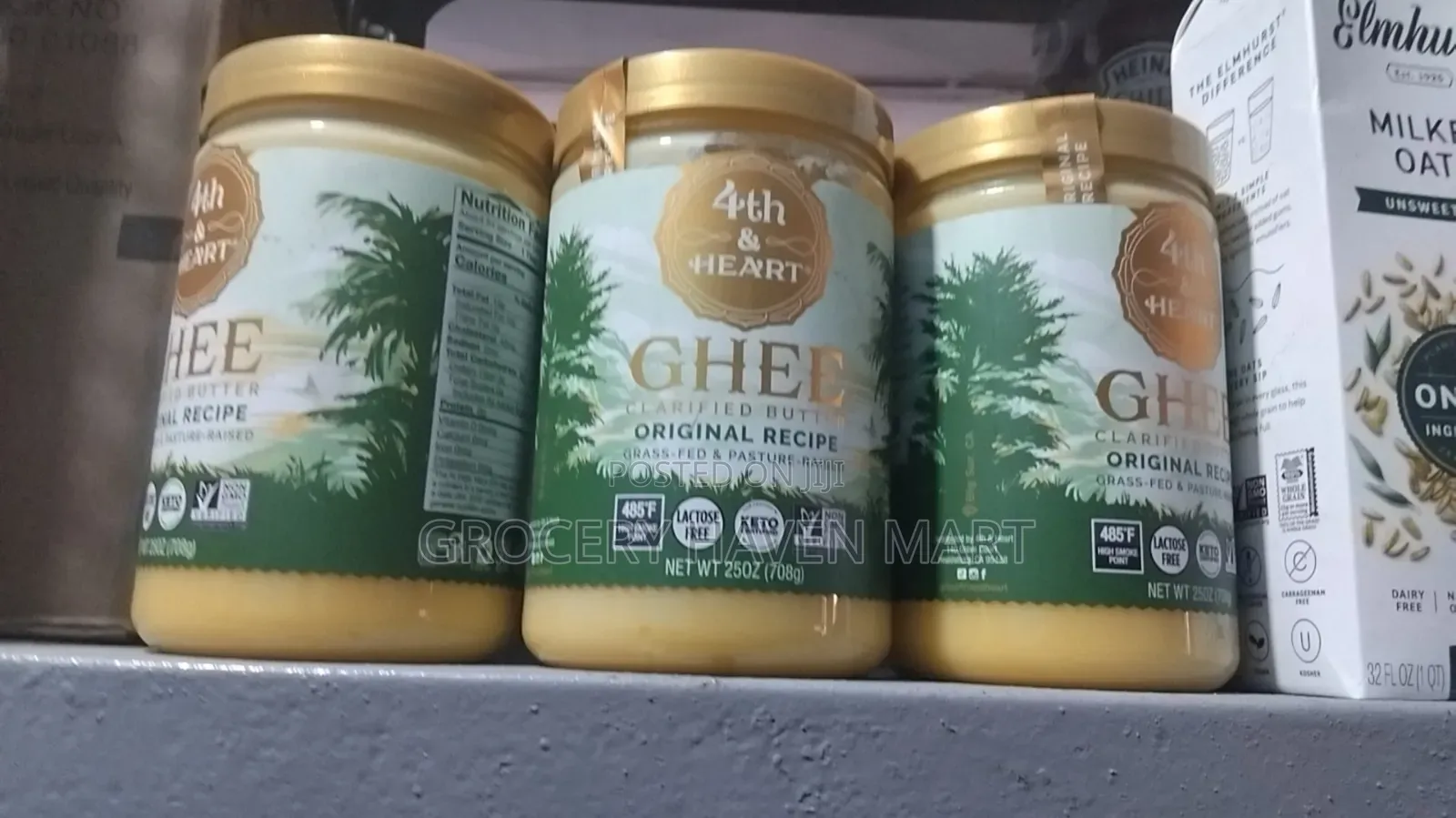 4th And Heart  Original Grass Fed Ghee, Clarified Butter 708g