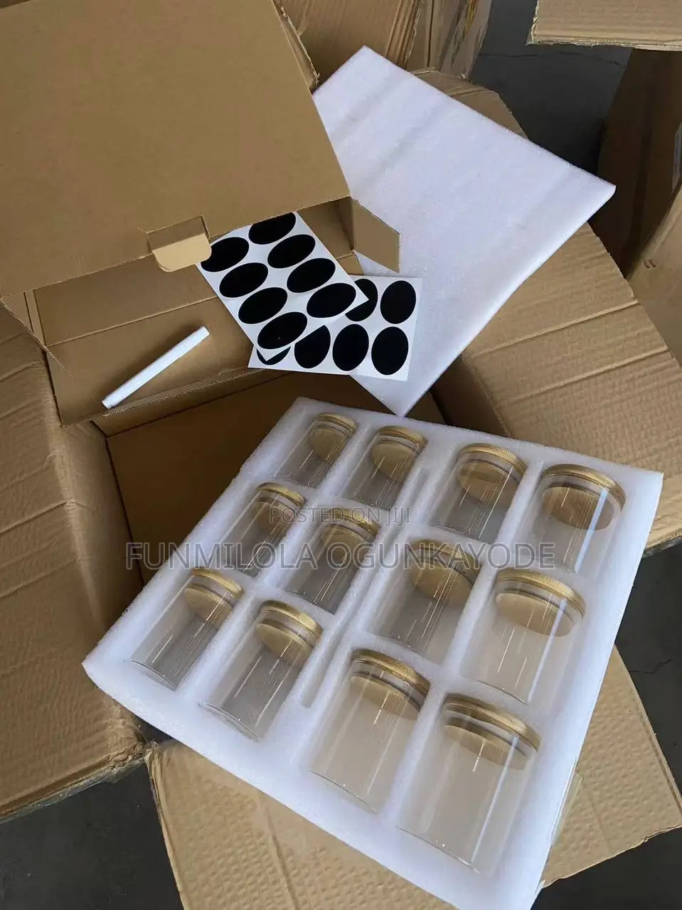12pcs Spices Jar