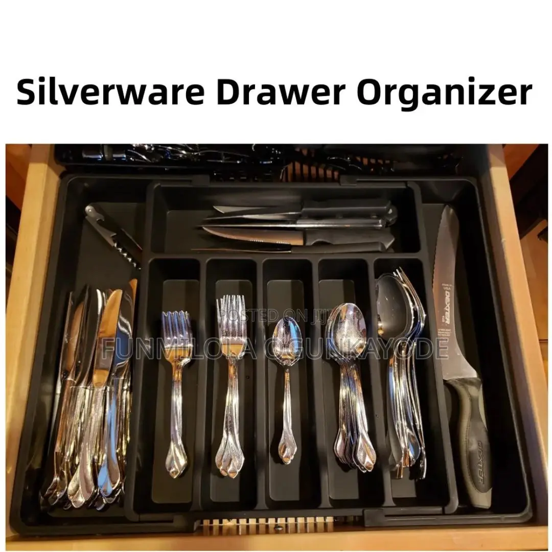 Adjustable Plastic Cutlery Organizer