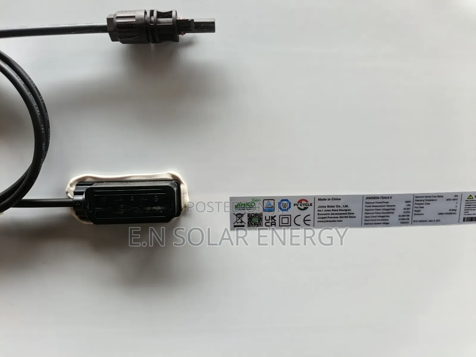 Jinko 600watts Solar Panel Available Now