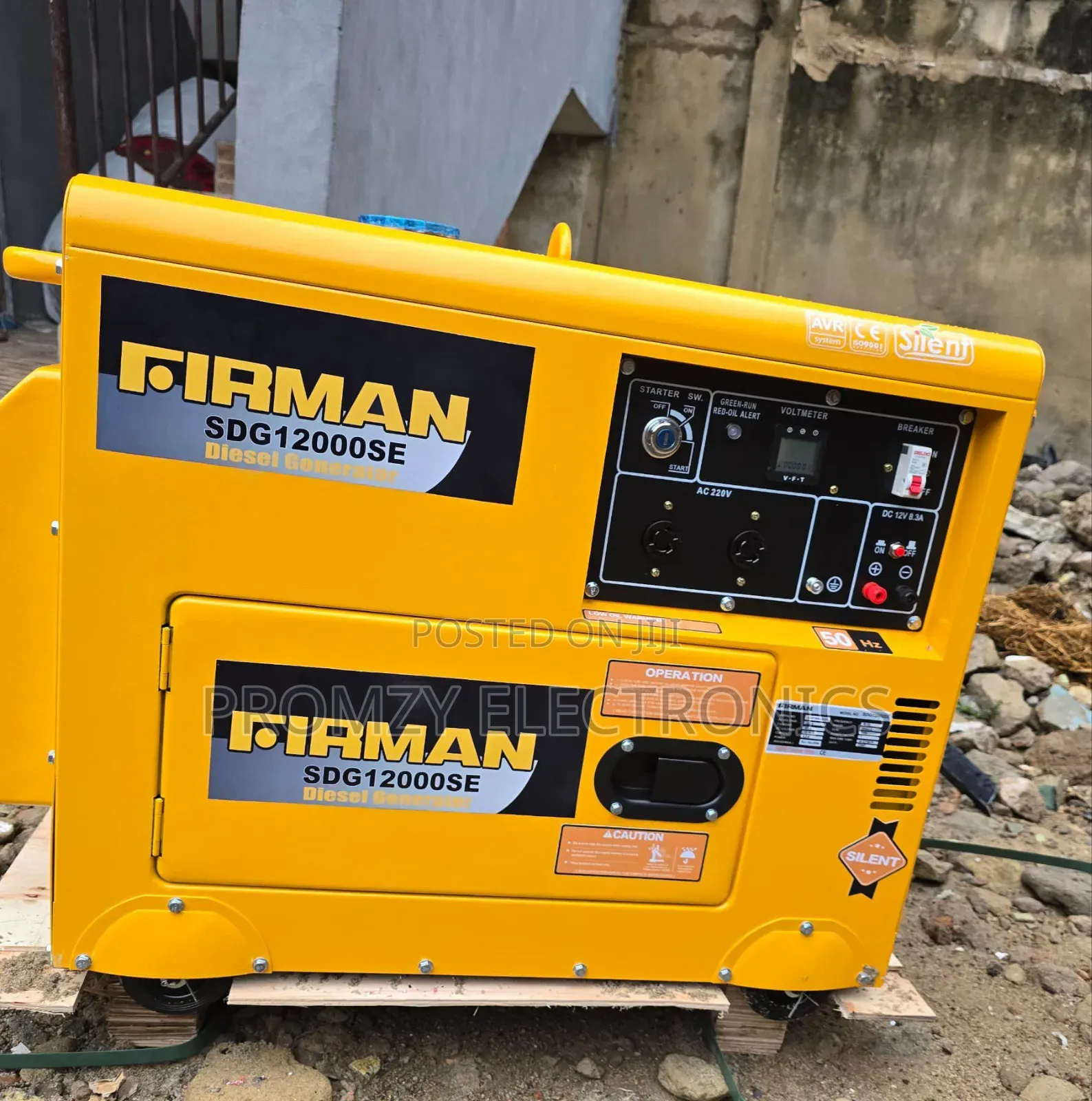Firman Diesel Soundproof Generator Model Sdg12000se 100%Copper Coil