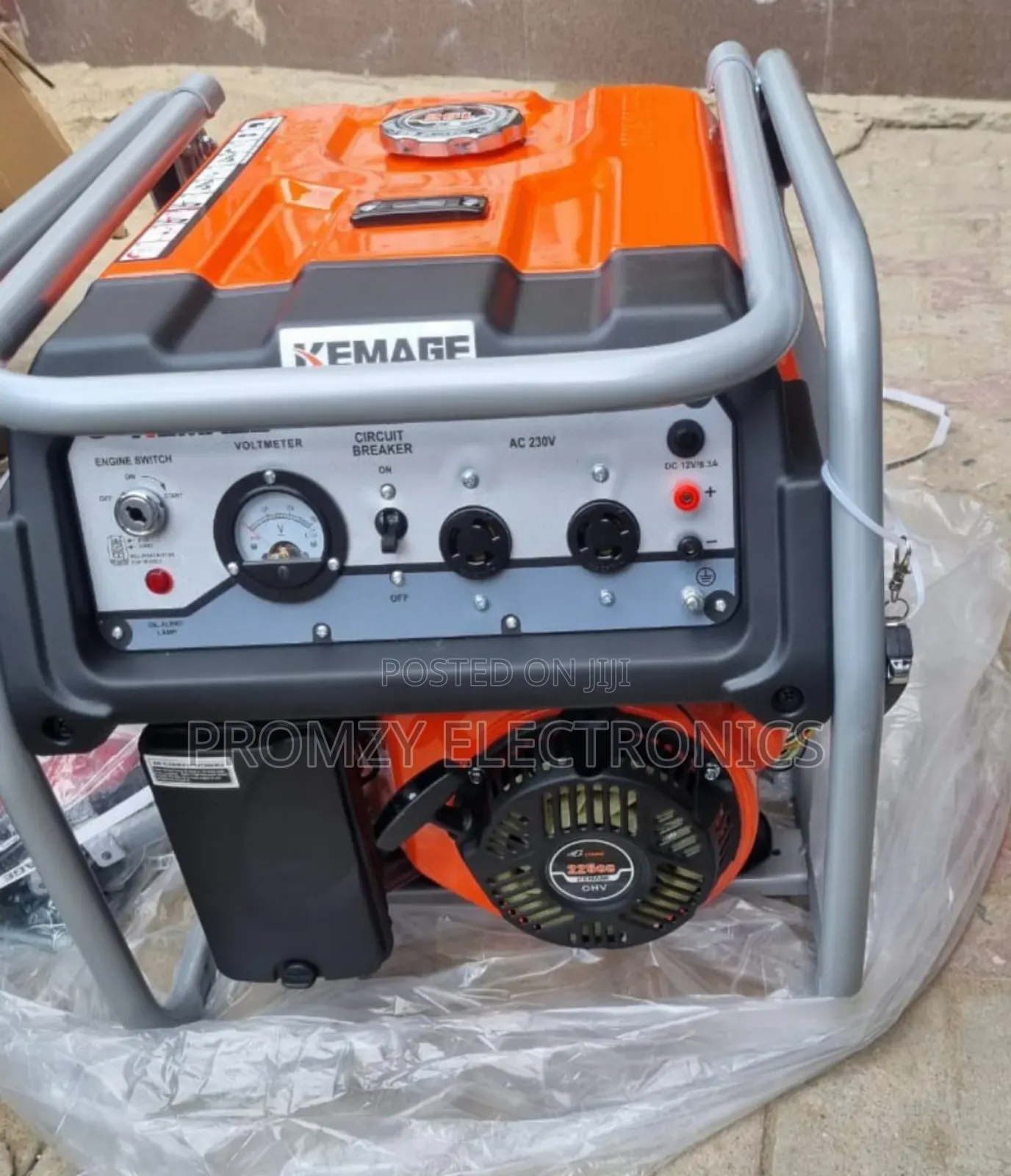 Kemage Remote Control Petrol Gen Model Km5800er2 4.5kva 100% Copper