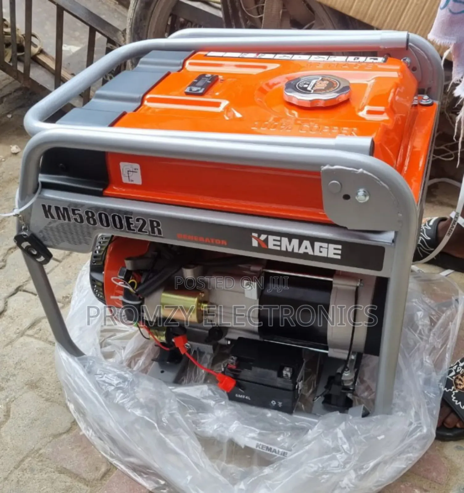 Kemage Remote Control Petrol Gen Model Km5800er2 4.5kva 100% Copper