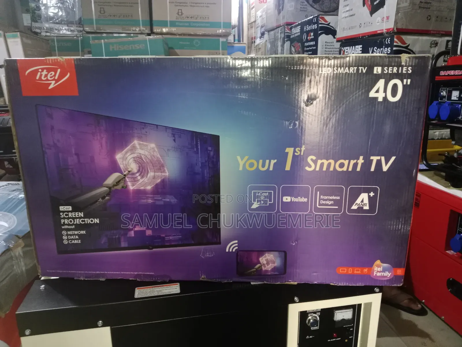 Itel Smart Television 40inch 1year Warranty