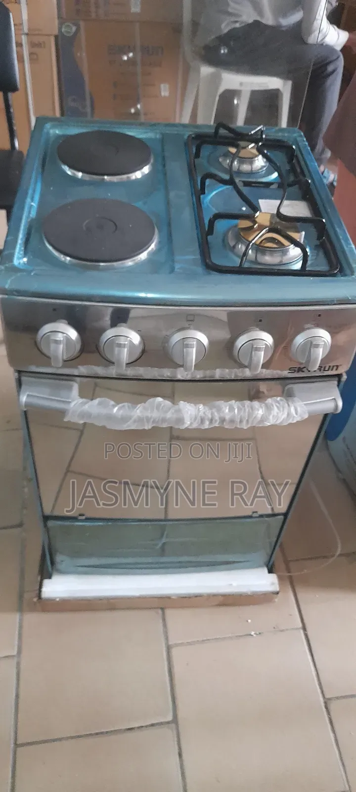 Skyrun Cooker 2 Electric Plate 2 Gas Cooker With Oven