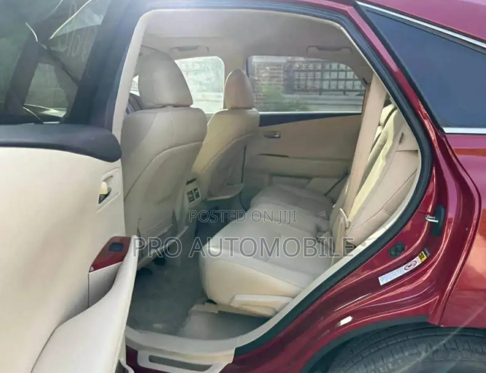 Lexus RX 350 AWD 2012 Red