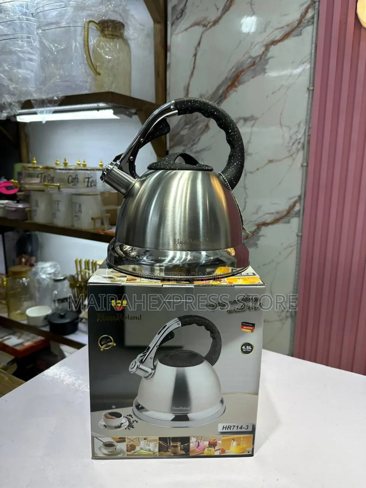 4.5l Haus Roland Whistling Kettle Hr714-2