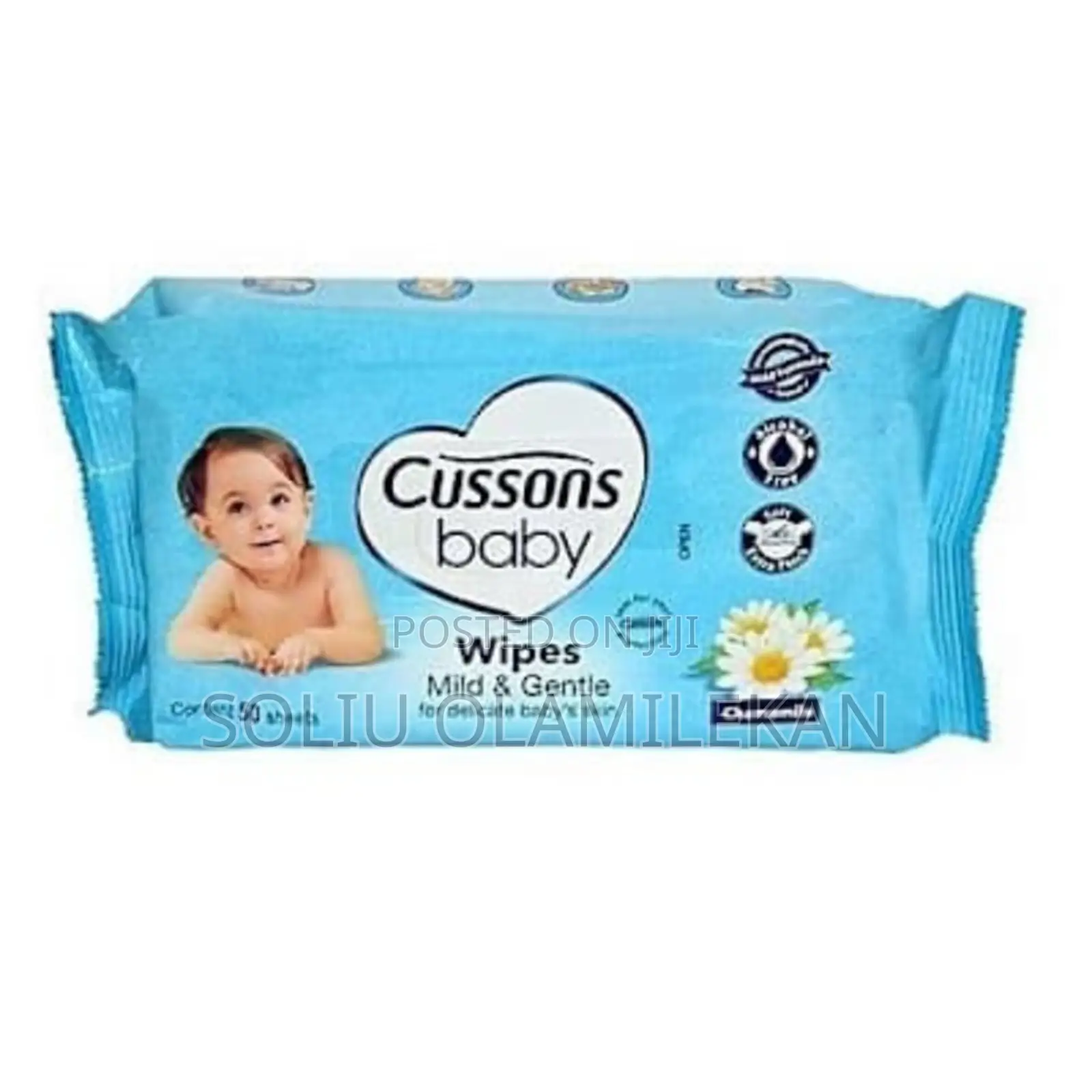 Cussons Baby Wipes Mild Gentle 50 Sheets X3 Packs