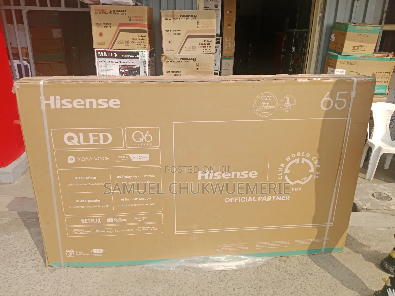 Hisense Television 65inch Qled Smart 1year Warranty