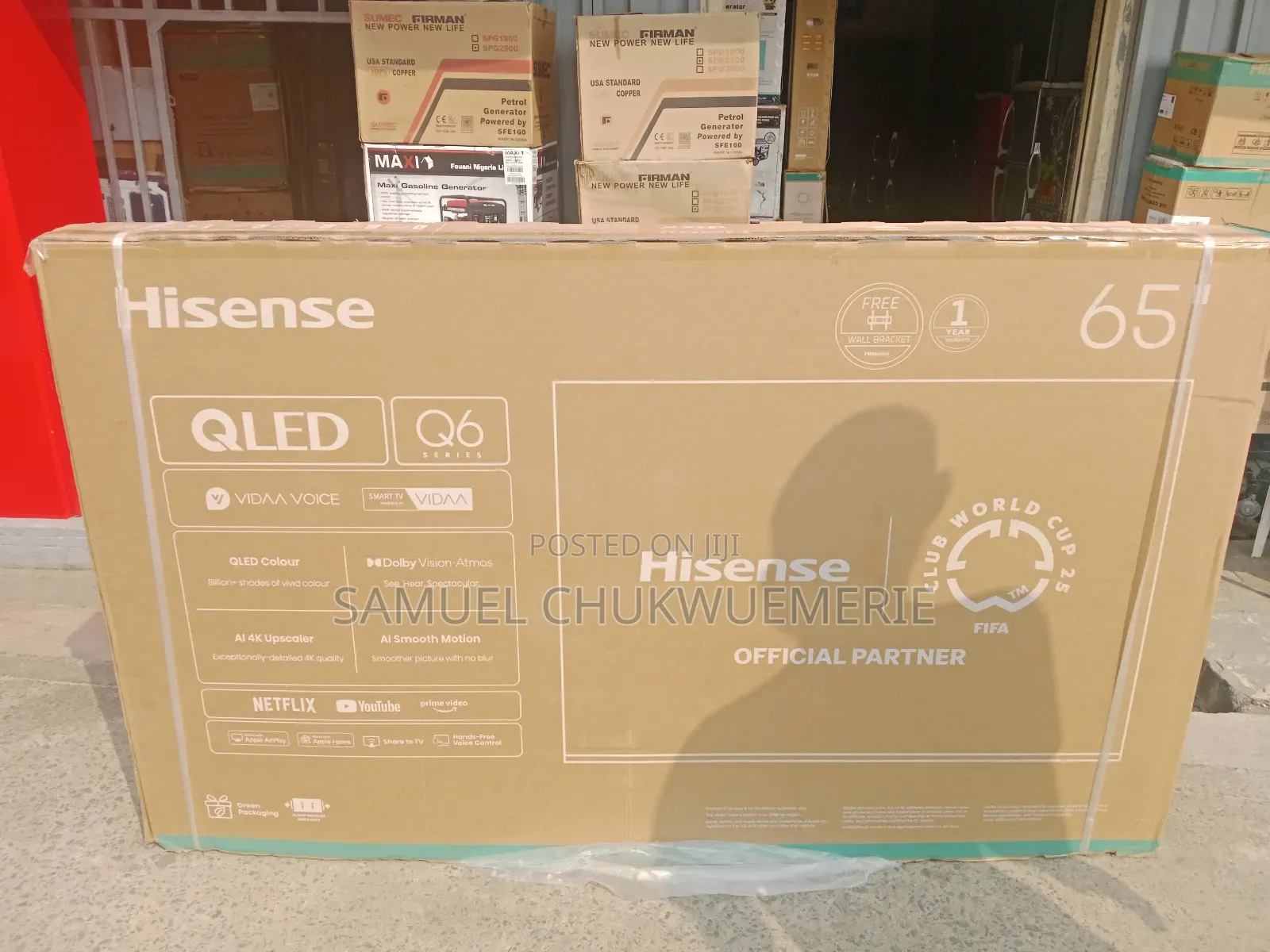 Hisense Television 65inch Qled Smart 1year Warranty