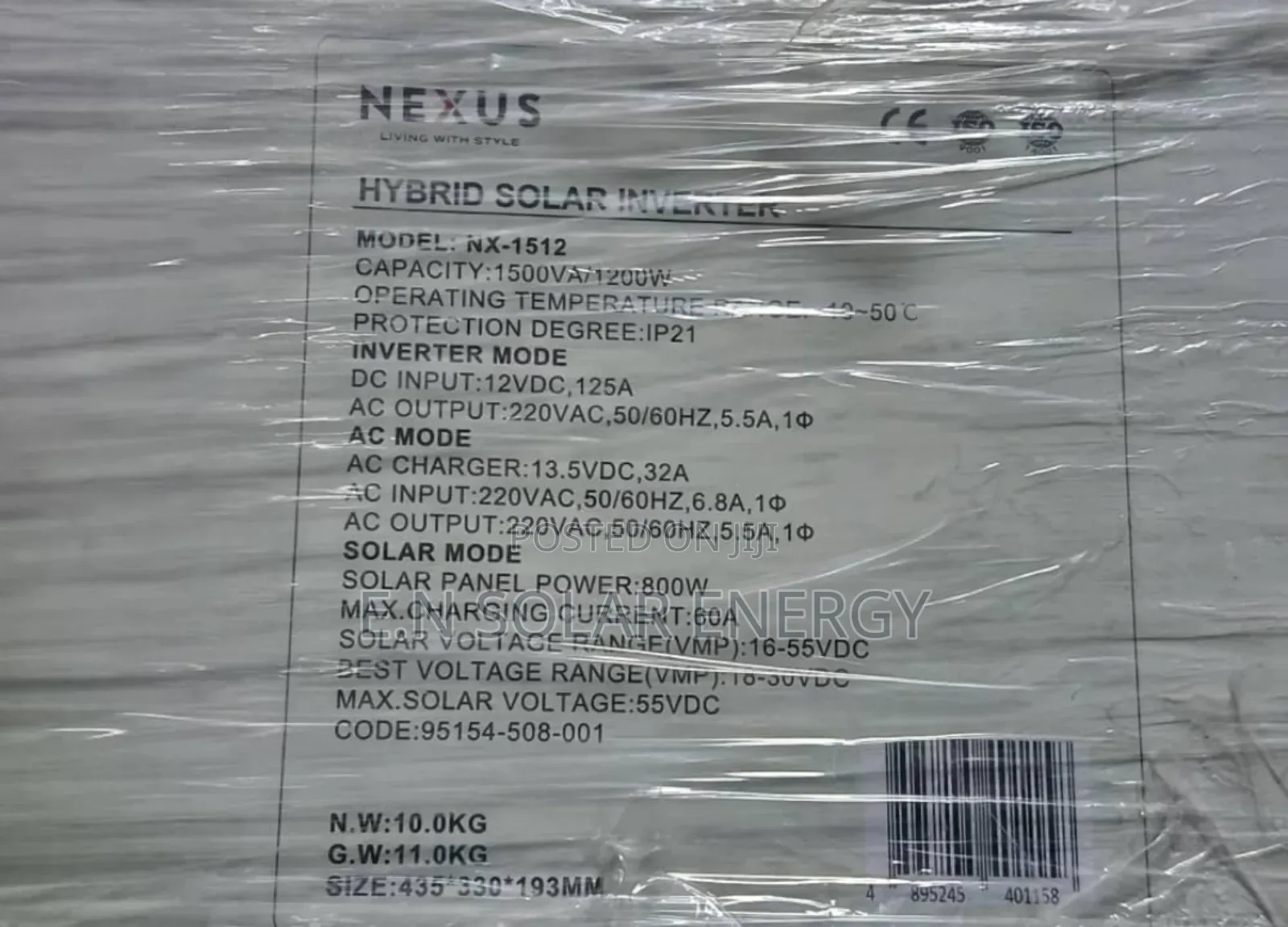 1.5kva 12v Nexus Hybrid Inverter