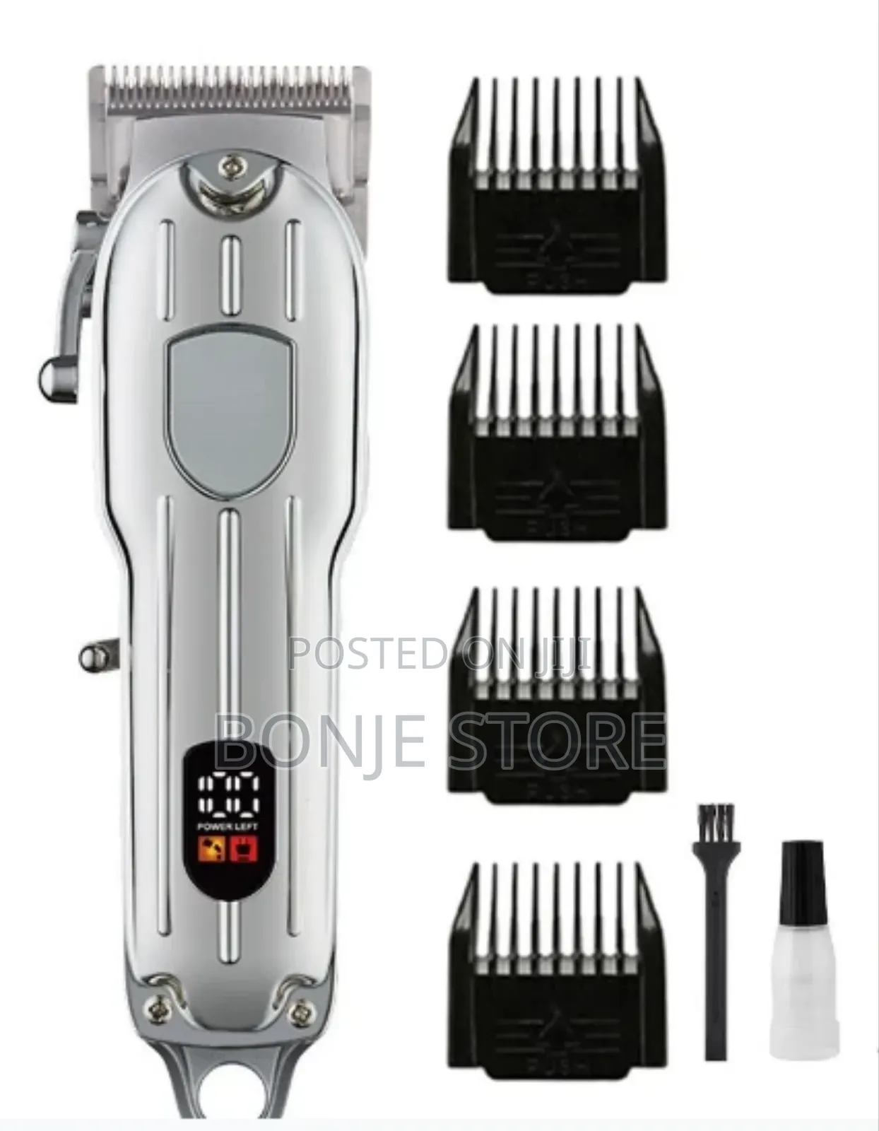 Rechargeable Clipper With LCD Display Powerful Precision Tool