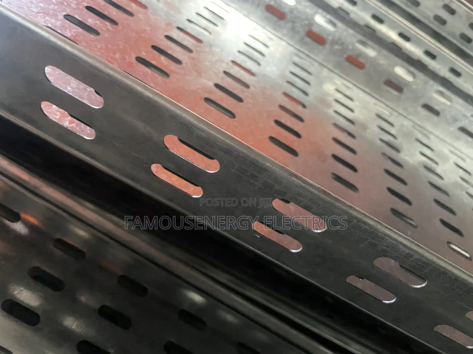 Cable Tray 100mmx50mm by 3 Meters Long Pure Galvanized