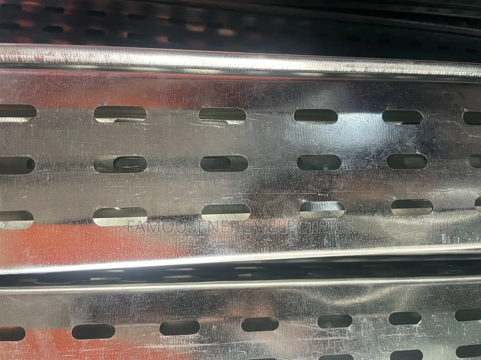 Cable Tray 100mmx50mm by 3 Meters Long Pure Galvanized