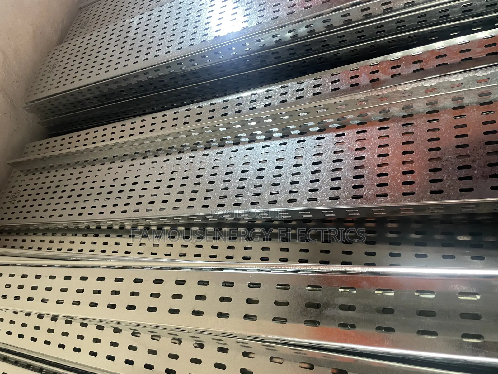 Cable Tray 100mmx50mm by 3 Meters Long Pure Galvanized