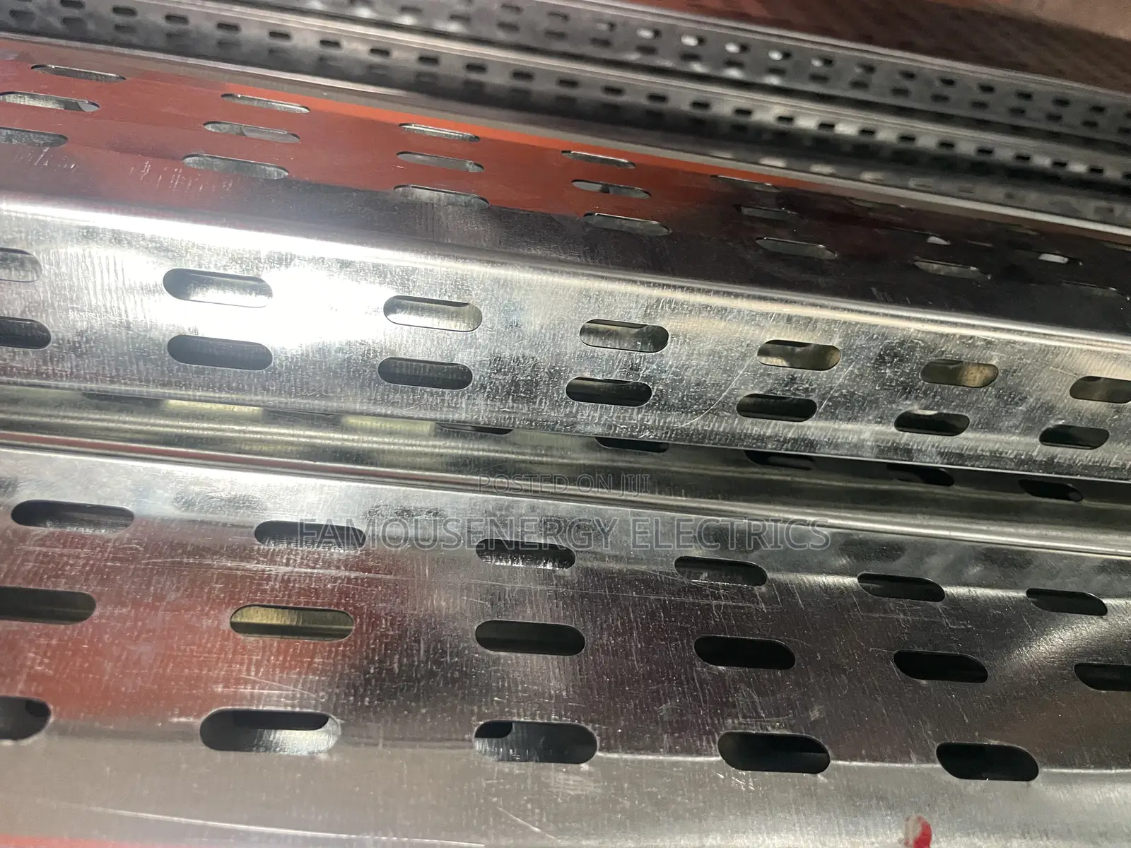 Cable Tray 100mmx50mm by 3 Meters Long Pure Galvanized