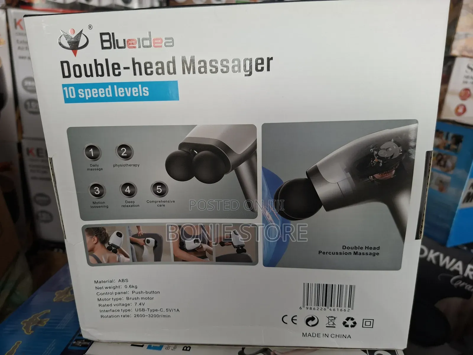 Dual Head Blue Idea Massager 20 Speed Levels