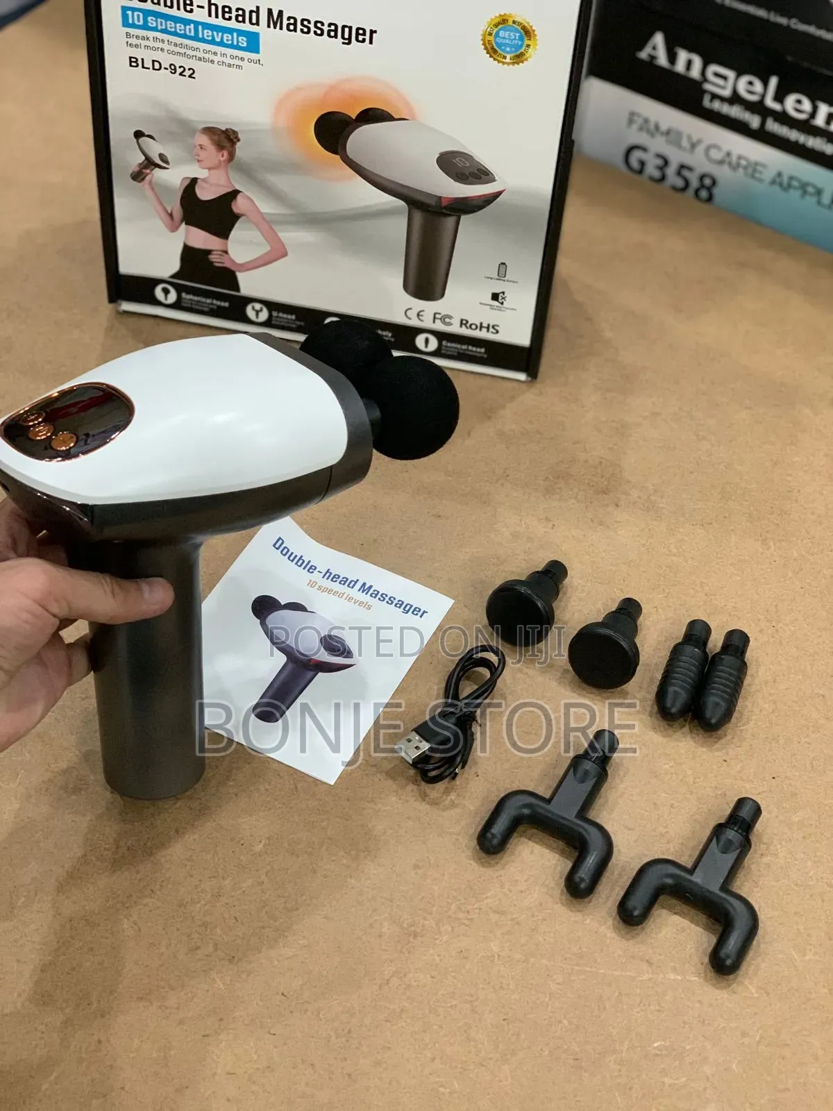 Dual Head Blue Idea Massager 20 Speed Levels
