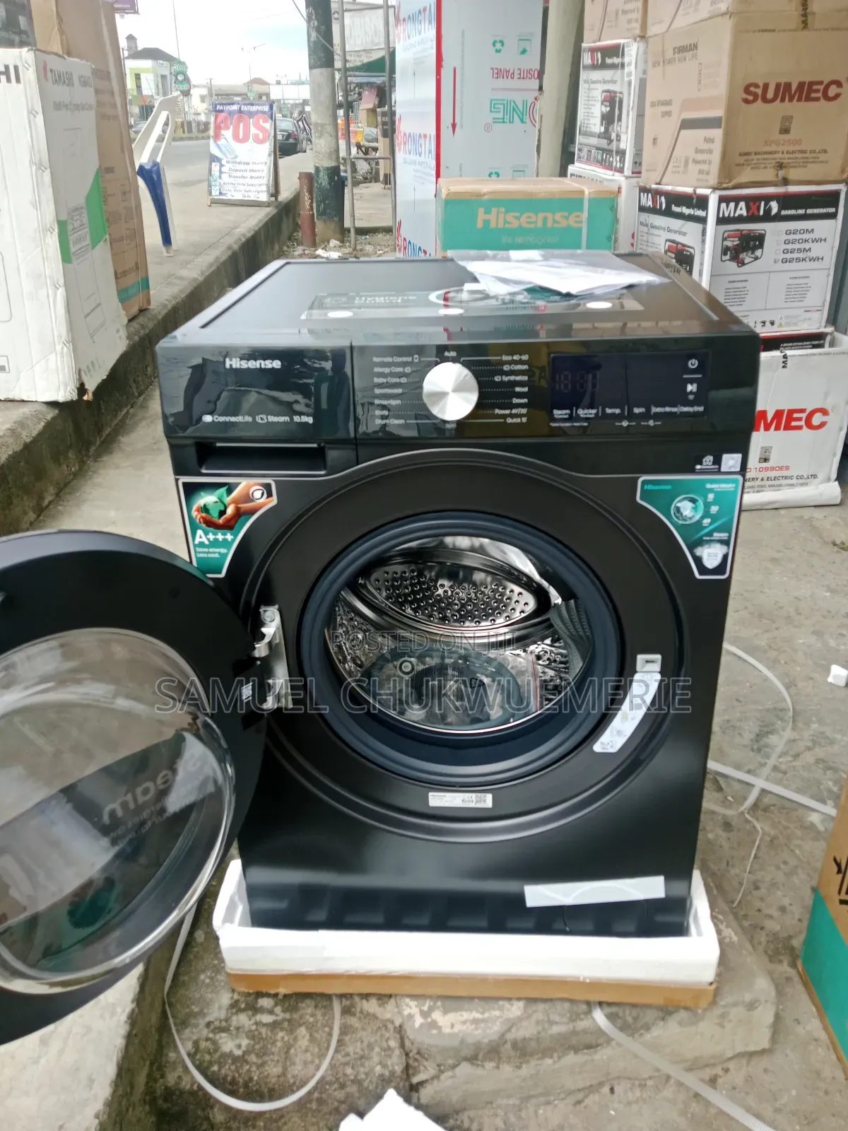 Hisense Washing Machine Automatic 10.5kg 1year Warranty