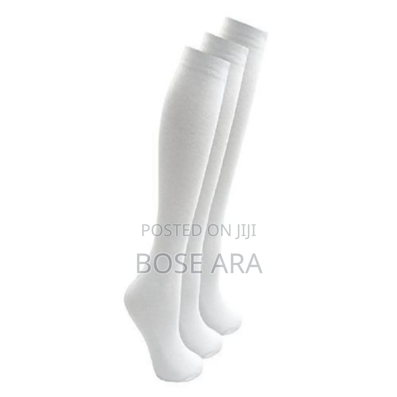 School Socks Boys and Girls Kneel Length Cotton School Socks (3 Pairs