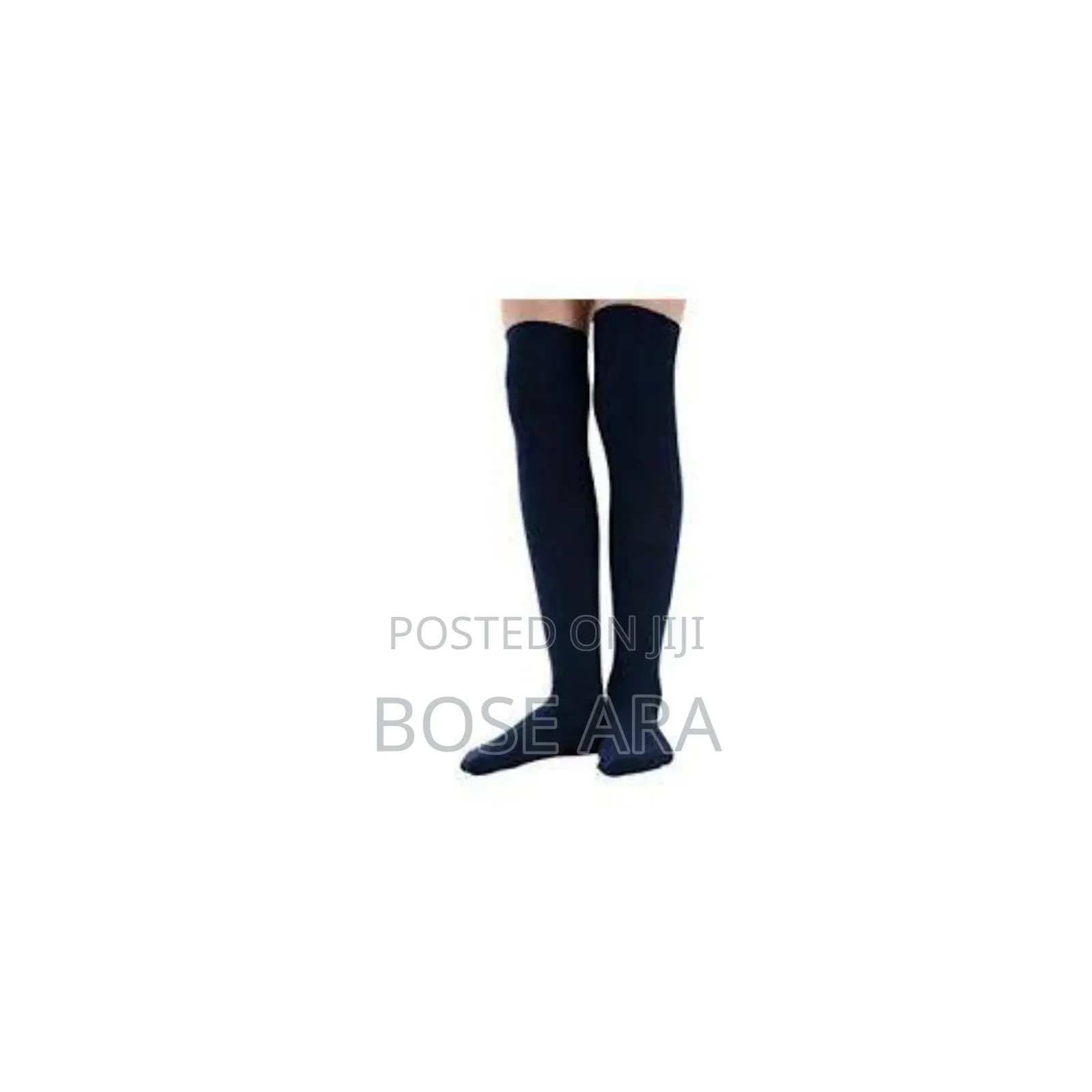 School Socks Boys and Girls Kneel Length Cotton School Socks (3 Pairs