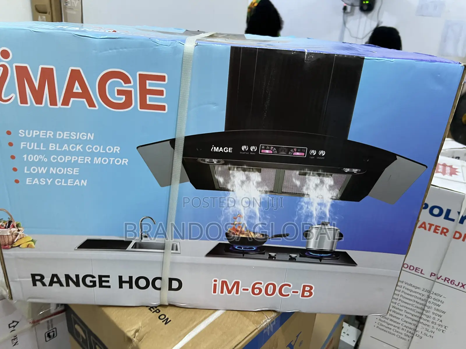Image 60cm Cooker Hood With Dual Filters – Im60c-B