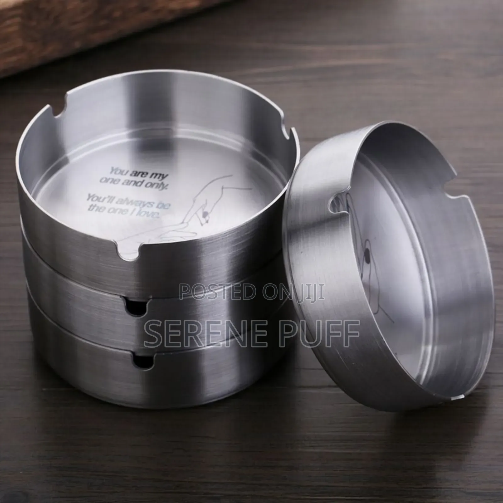 Premium Metallic Ashtray – Durable Stylish