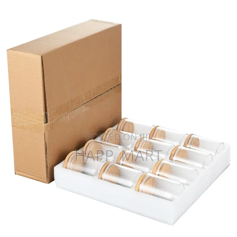 12in1 Glass Spices Bottle