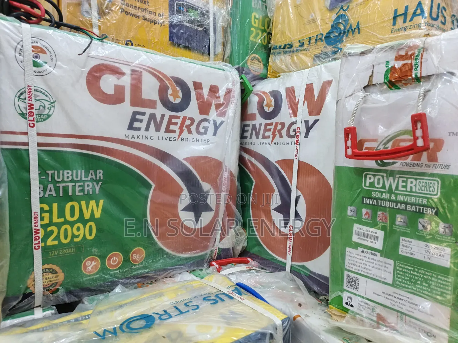 220ah Glow Energy Tall Tubular Battery Available Now