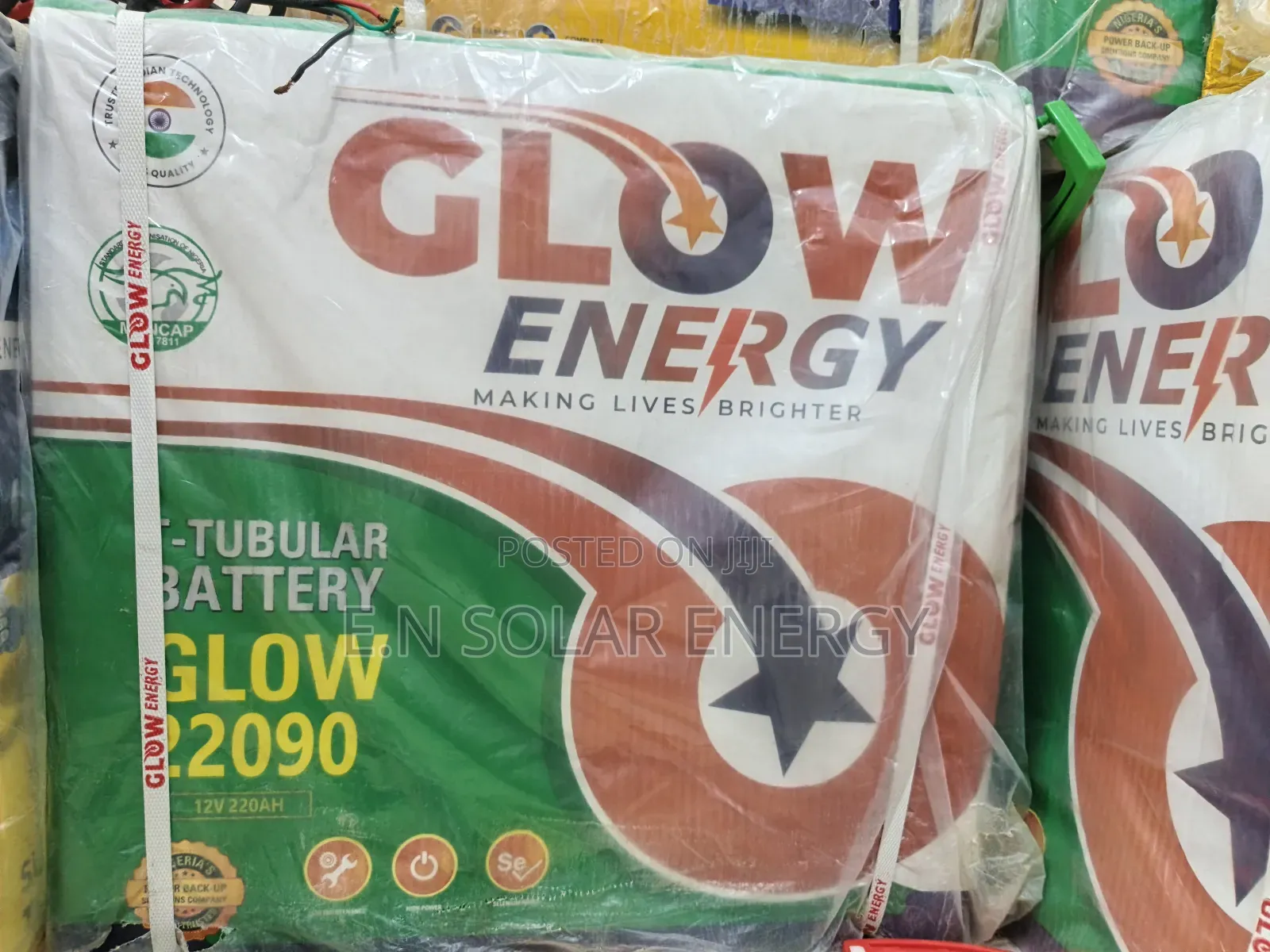 220ah Glow Energy Tall Tubular Battery Available Now