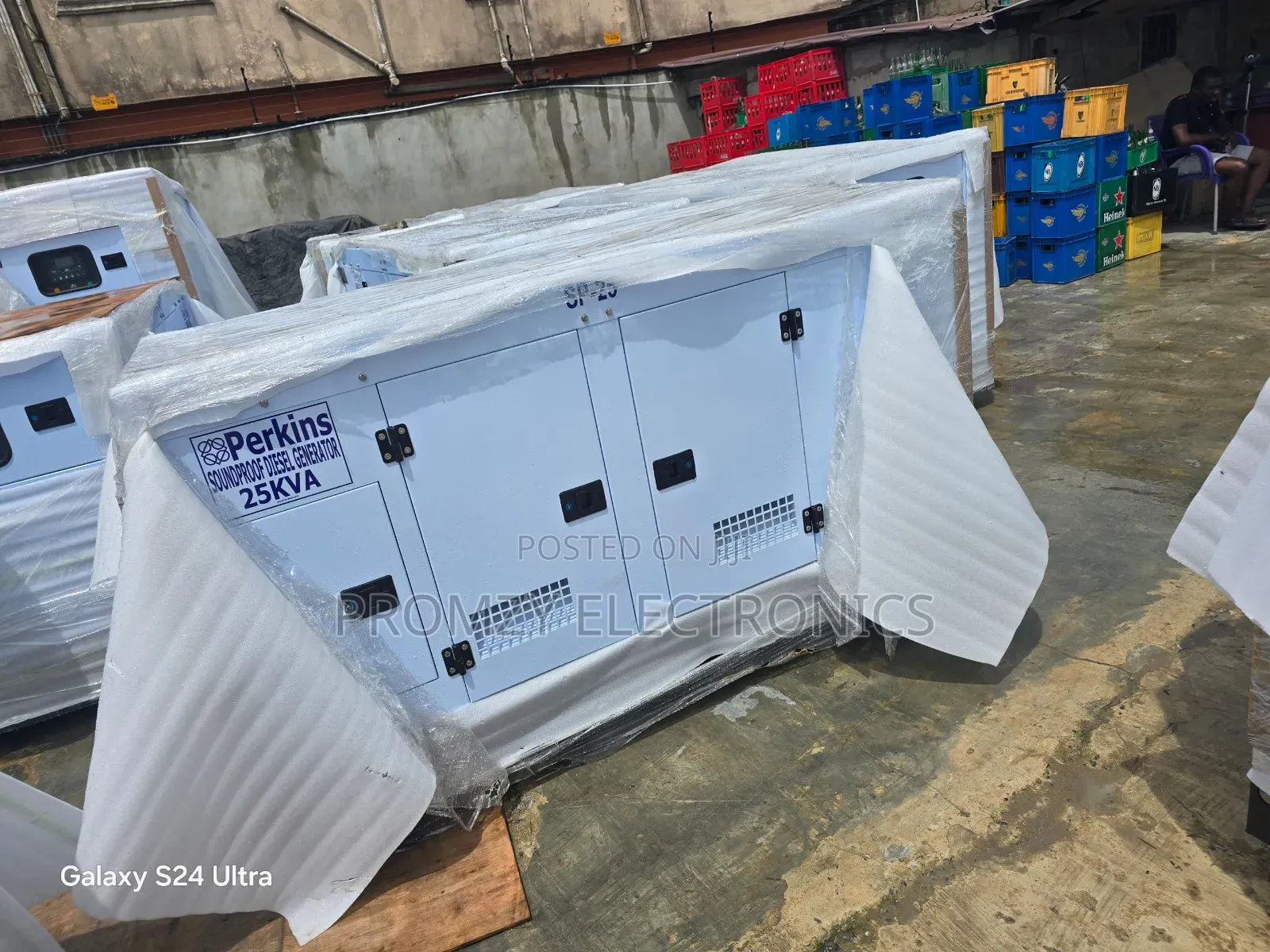 25kva Brand New Perkins Diesel Soundproof Generator 2years Warranty