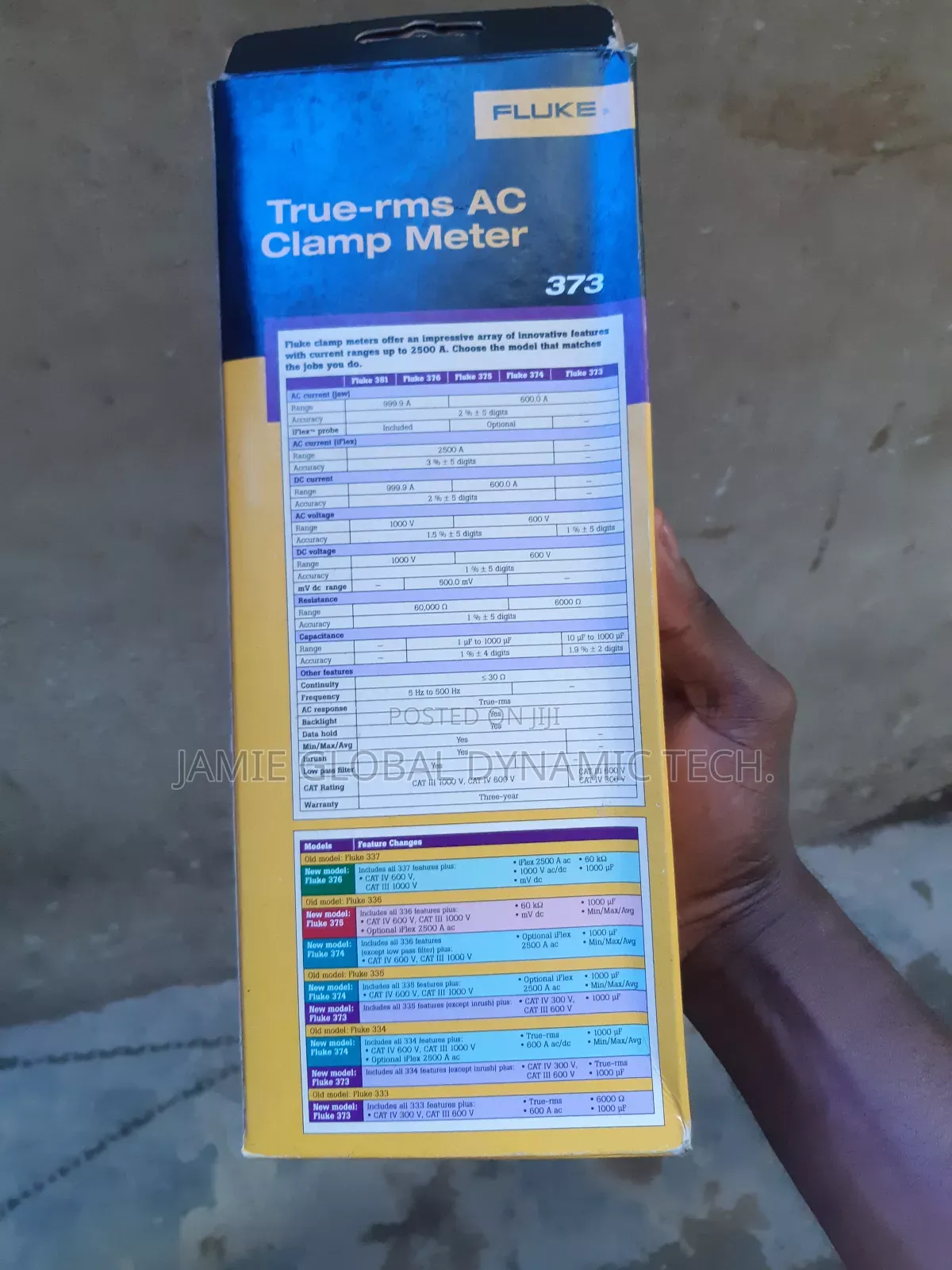 Fluke 373 True-RMS Ac Clamp Meter