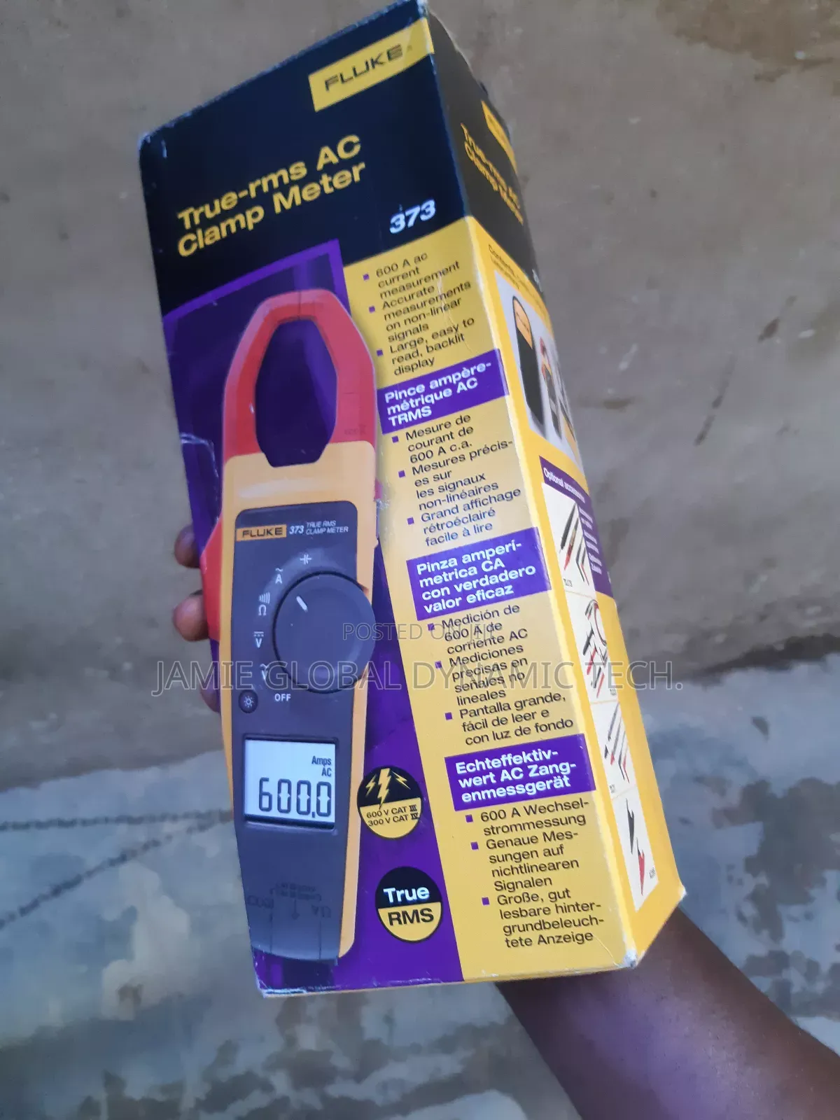Fluke 373 True-RMS Ac Clamp Meter