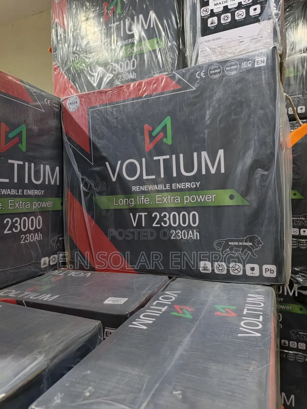 230ah Solar Tall Tubular Battery Available Now 