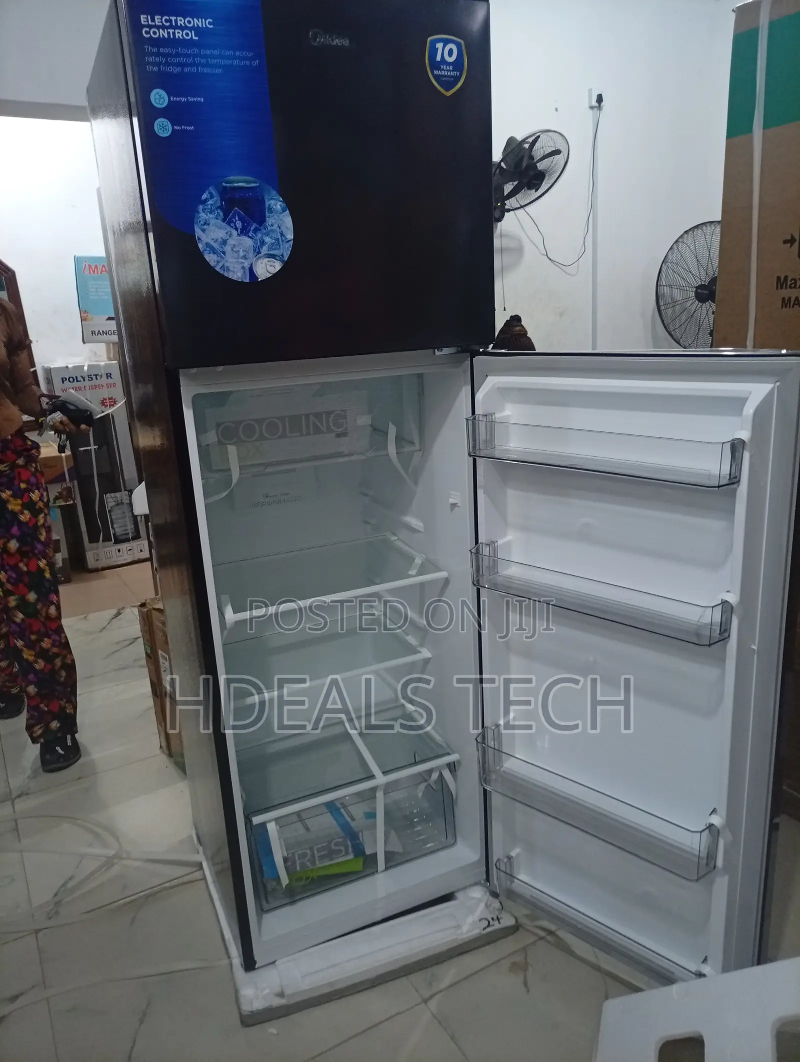 Midea Turbo Freeze 266l Dual Door Refrigerator