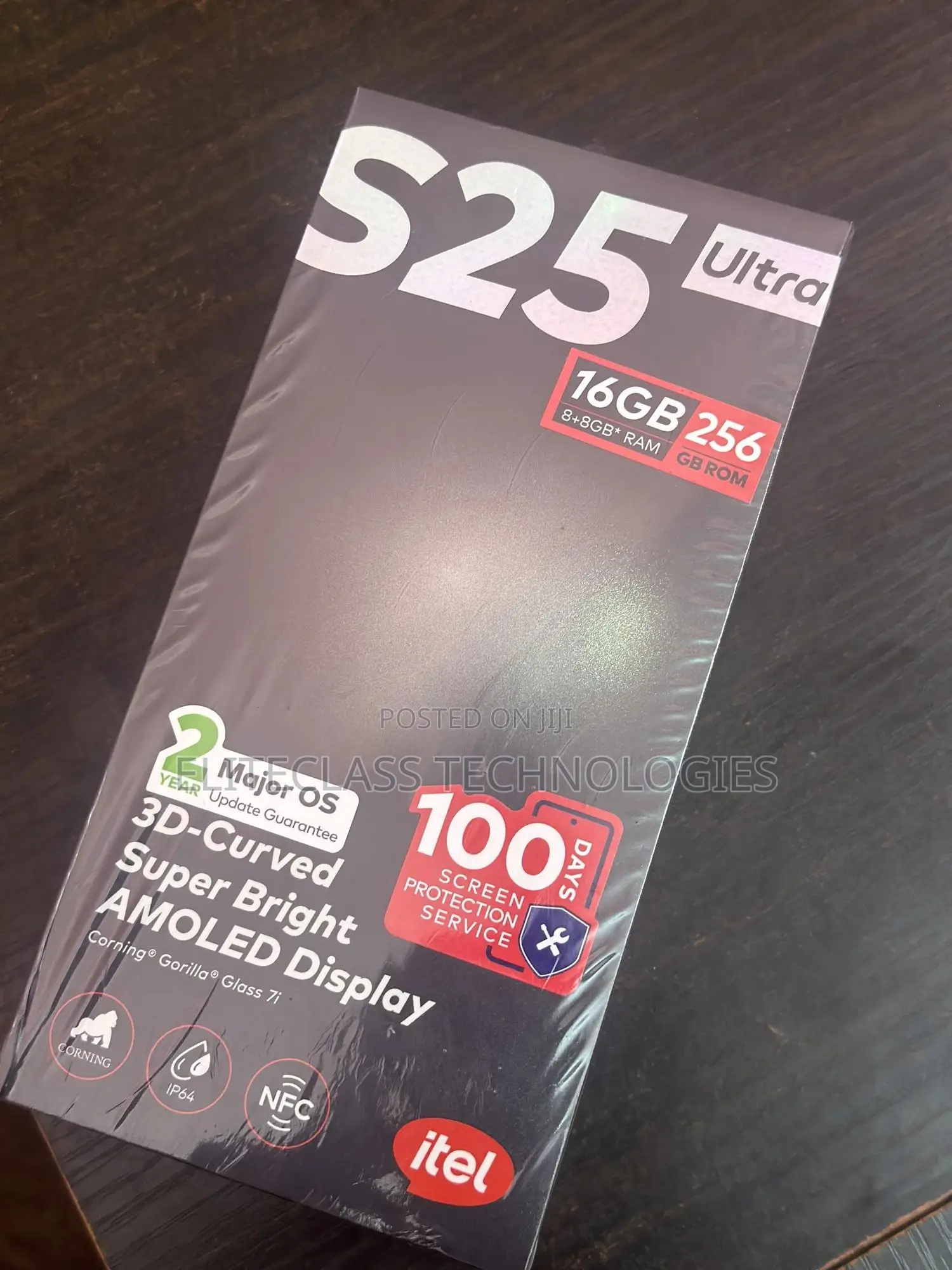 New Itel S25 Ultra 256 GB Black