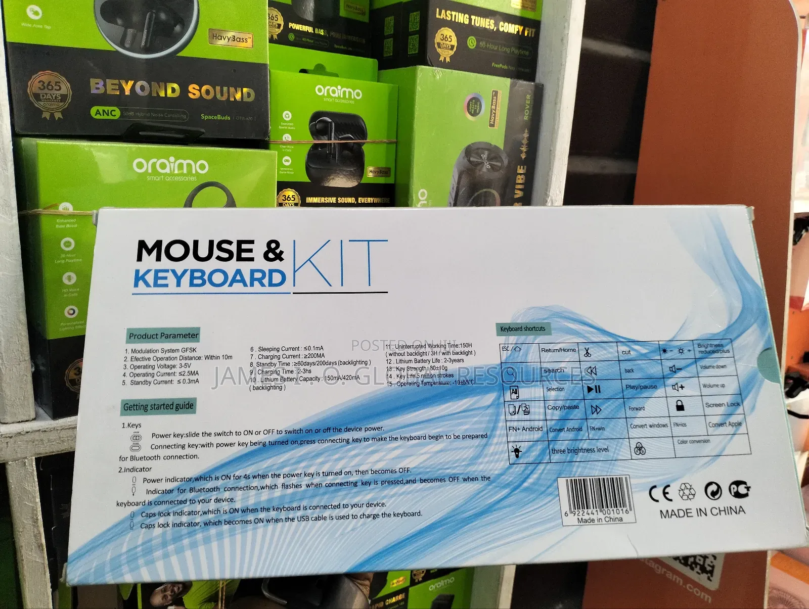 Rechargeable Bluetooth Wireless Keyboard and Mouse