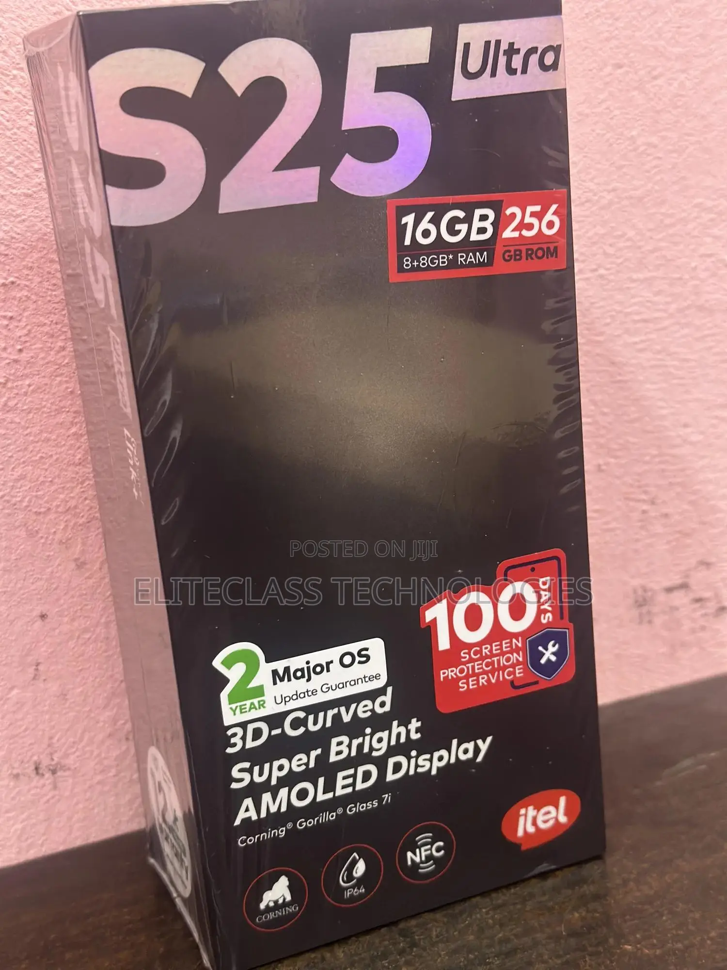 New Itel S25 Ultra 256 GB Black