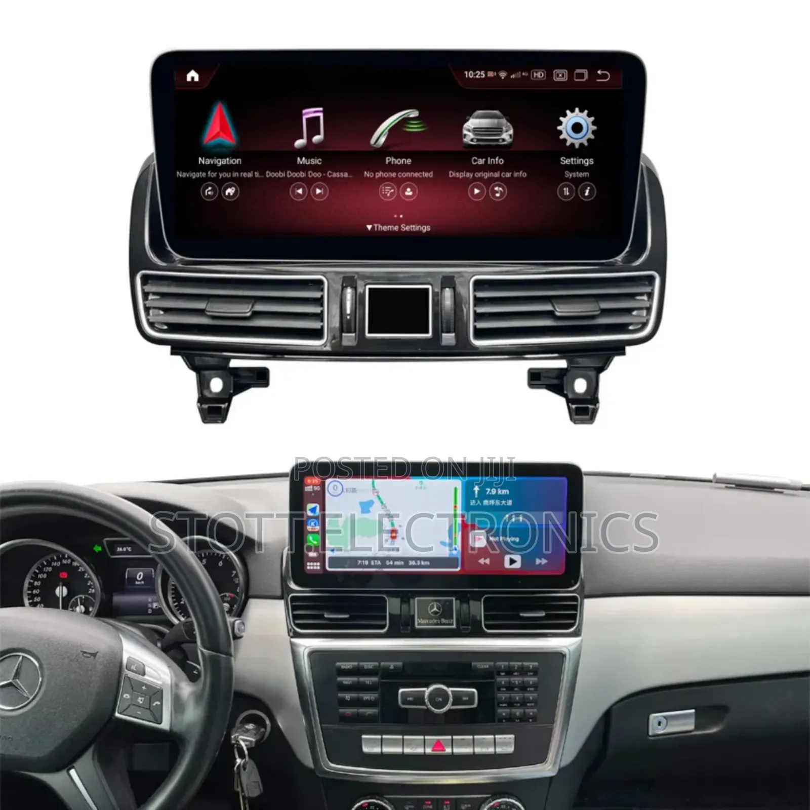 Mercedes Benz Ml350 Car Android Navigation System Upgrade Style