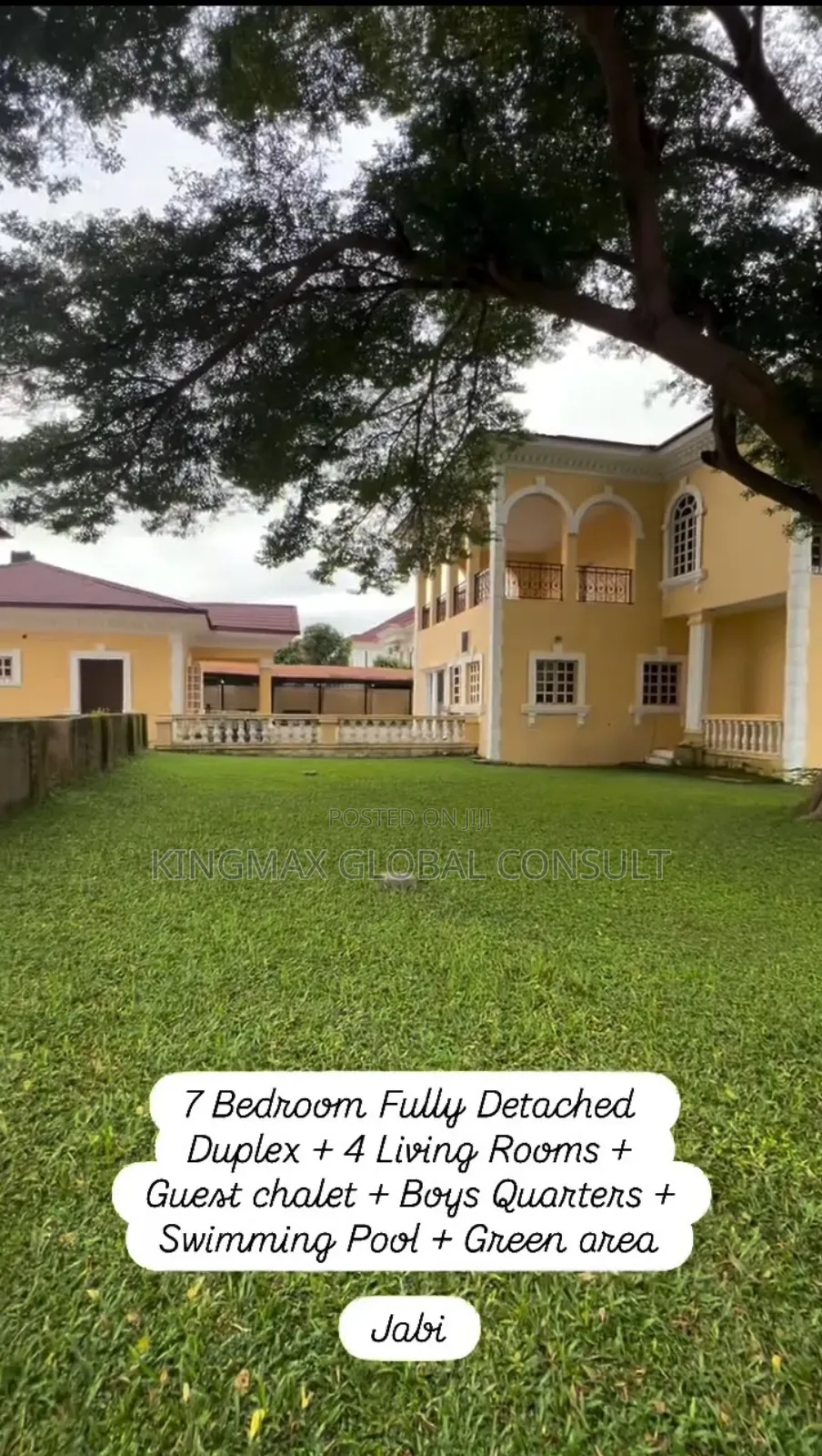 7bdrm Duplex in Jabi Abuja for sale